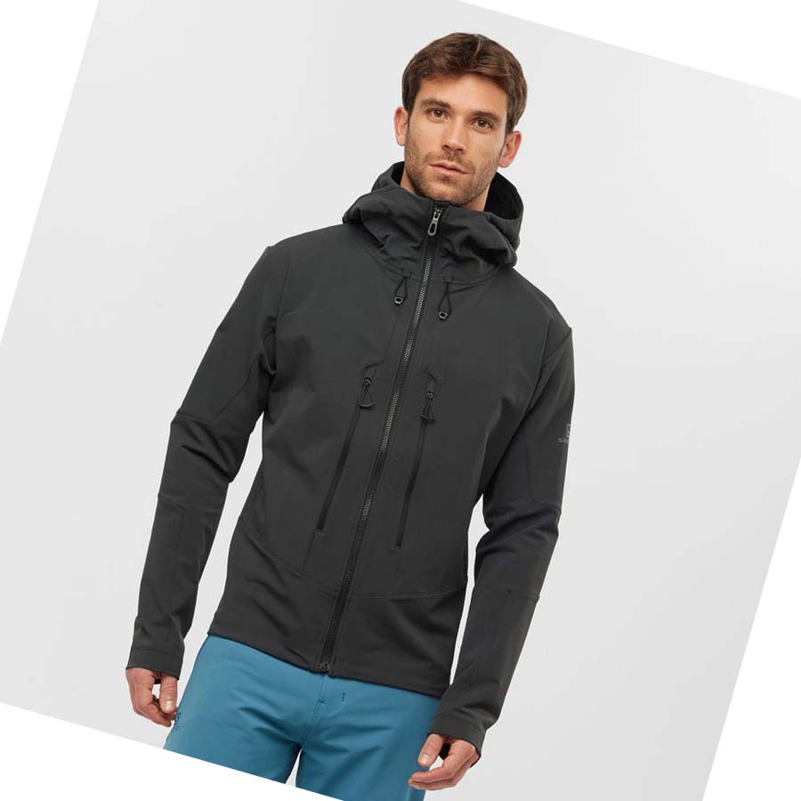 Chaquetas Salomon OUTPEAK SOFTSHELL Hombre Negros | MX 3254WNB